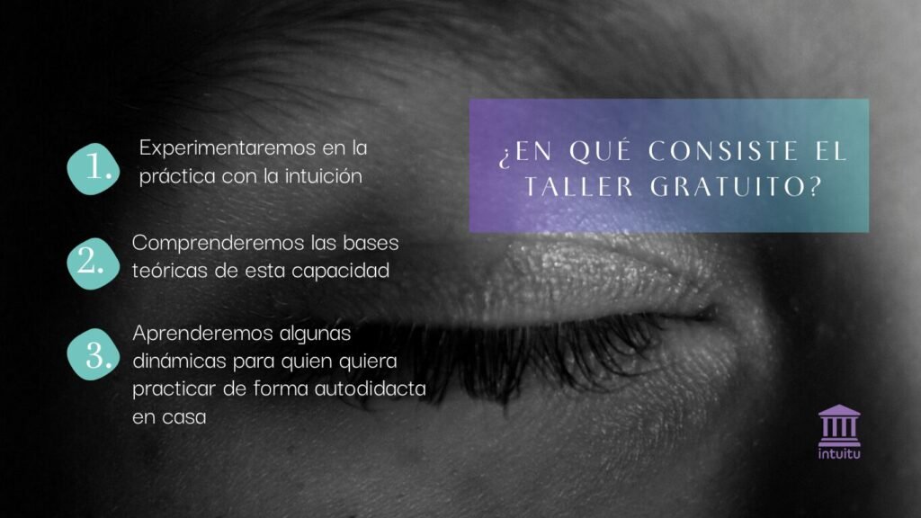 cartel taller gratuito visión intuitiva comision inverstigacion4
