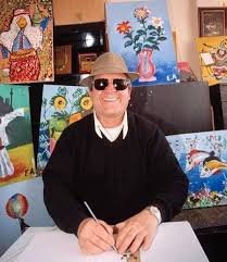 Eşref Armağan pintor ciego